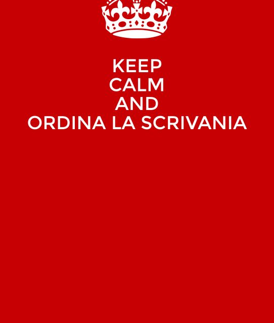 riordinare la scrivania per sconfiggere la tristezza